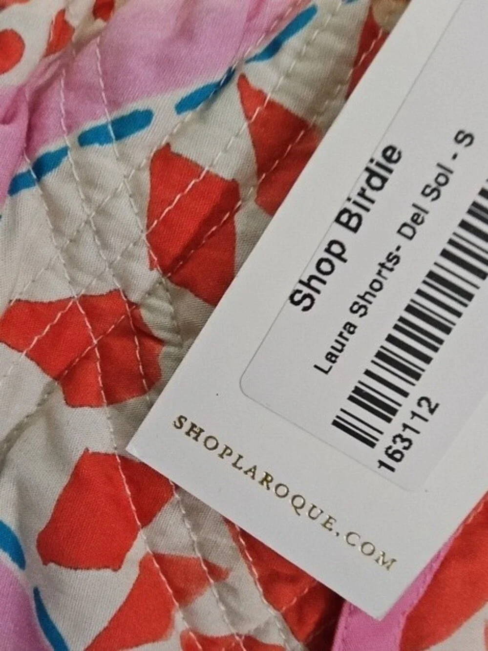 Women's Multicolor Printed Beach Shorts - Pink Trim